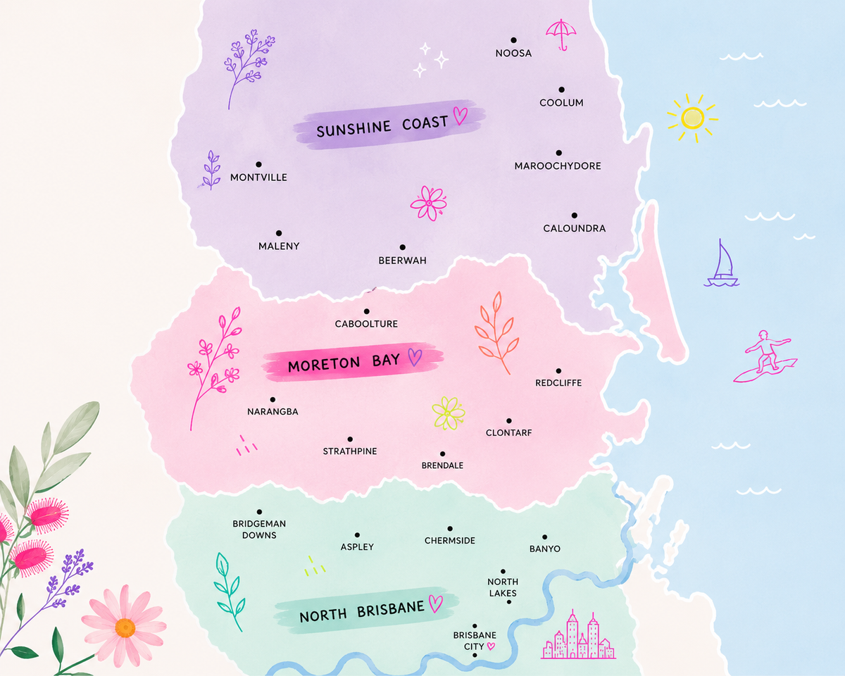 Just Cause Flowers delivery areas map