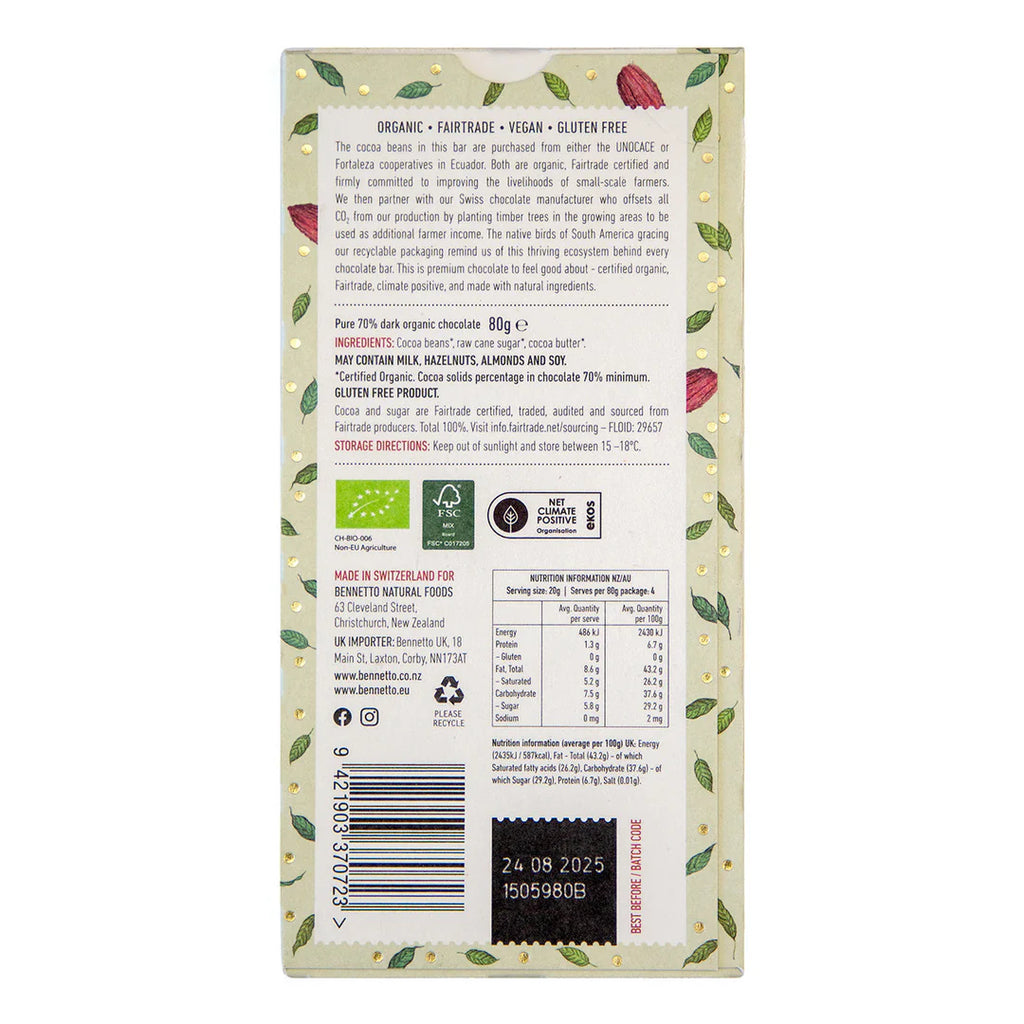 Organic Dark Chocolate